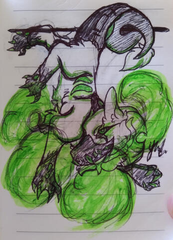 Traditional oc doodle sketch